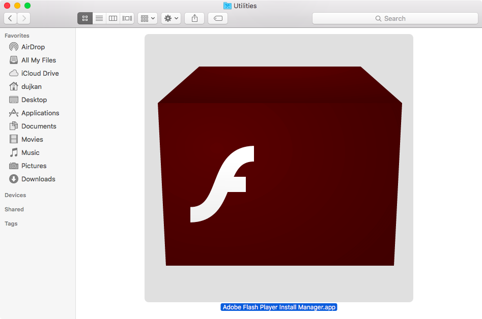flash player debugger mac os x